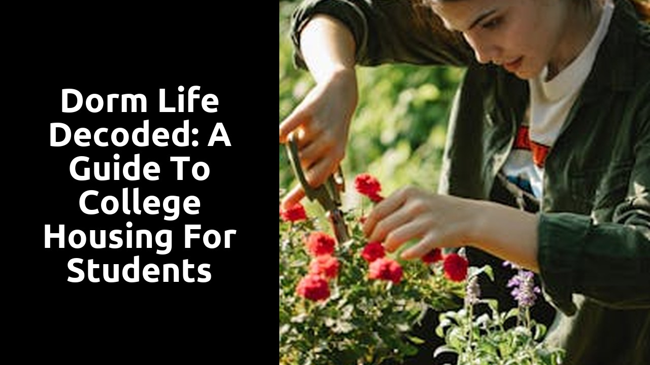 Dorm Life Decoded: A Guide to College Housing for Students